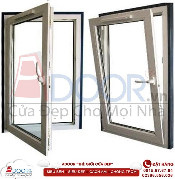Thiết kế tinh tế với mẫu Cửa sổ mở quay