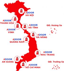 Adoor ở toàn quốc