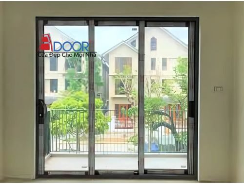 cửa 3 cánh mở lùa nhập khẩu Quảng Đông