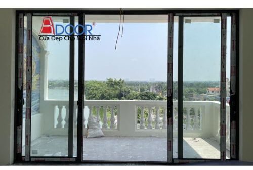 cửa 4 cánh mở lùa Xingfa nhập khẩu Quảng Đông