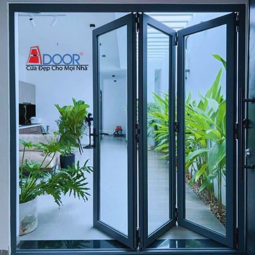 cửa 3 cánh xếp trượt Xingfa nhập khẩu Quảng Đông