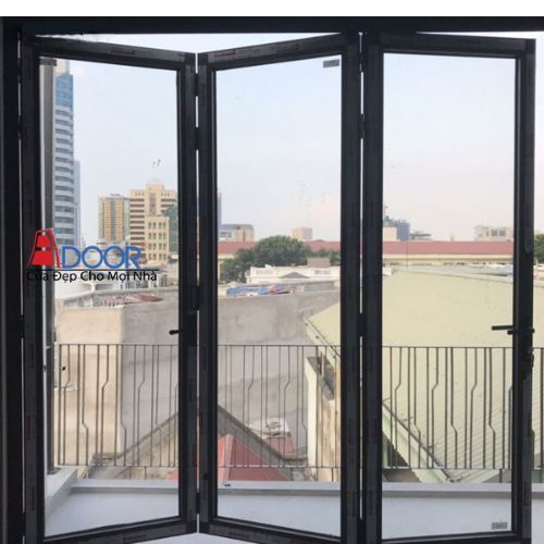 cửa đi xếp trượt 3 cánh nhập khẩu