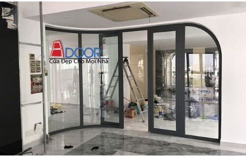 Vách kính văn phòng/công ty nhôm xingfa nhập khẩu Quảng Đông