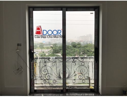 cửa đi 2 cánh mở lùa