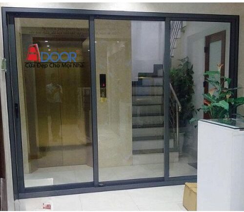 cửa đi 3 cánh mở lùa