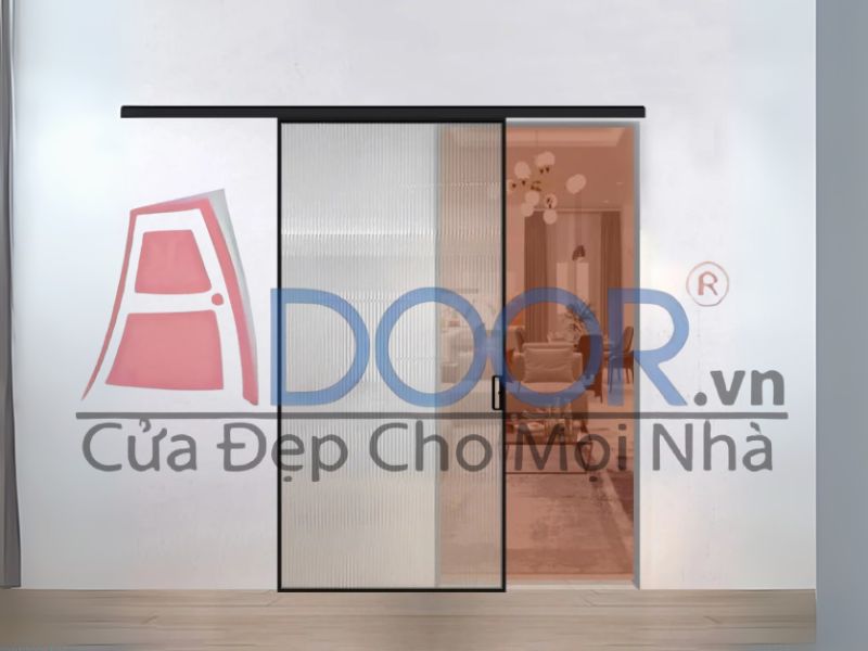 Giá cửa nhôm slim lùa 1 cánh 