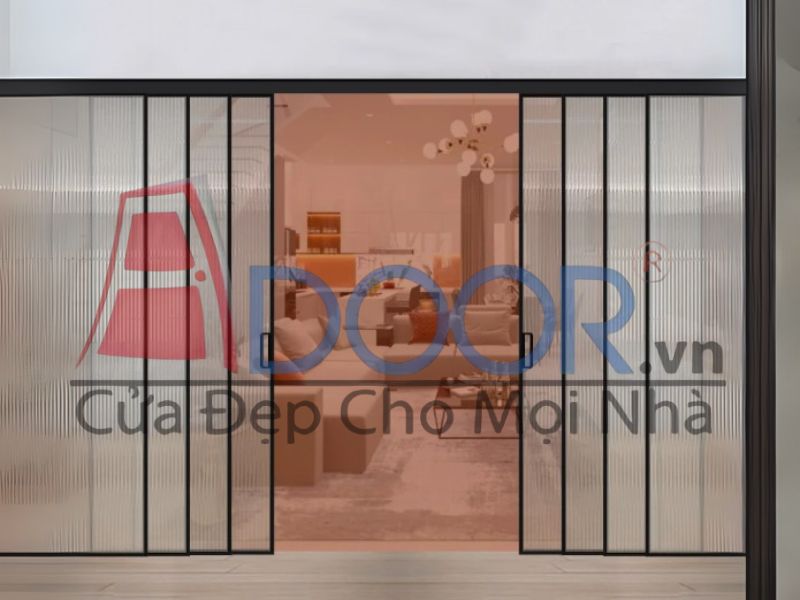 Giá cửa nhôm slim lùa 8 cánh 