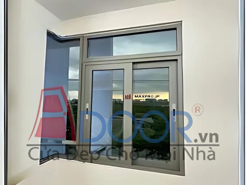 Mẫu Cửa sổ lùa nhôm maxpro
