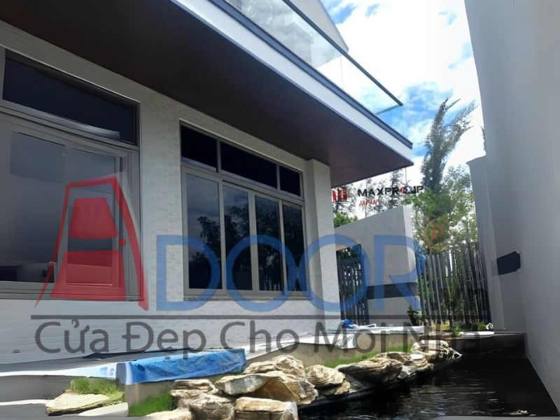 Mẫu Cửa sổ lùa nhôm maxpro