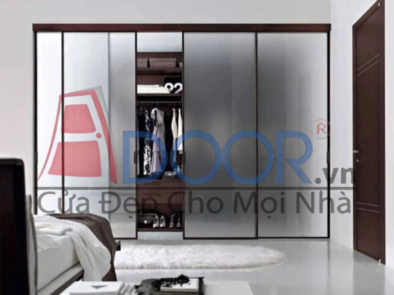 Mẫu cửa nhôm Slim trượt lùa Adoor 