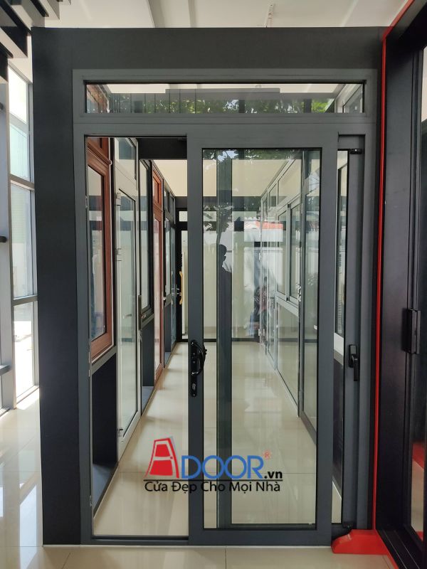 Cửa nhôm kính trượt quay Aluvina nổi bật với thiết kế thanh lịch