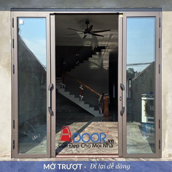 Cửa nhôm trượt quay Eurotech giải pháp tối ưu cho công trình cao cấp