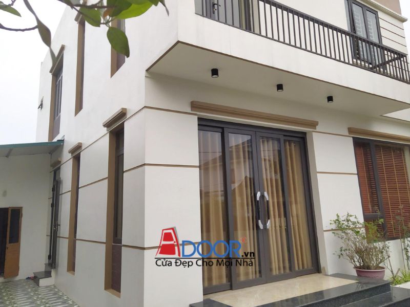 Cửa nhôm trượt quay mang lại không gian mở rộng và thoáng đãng