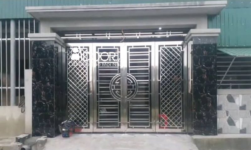Vật liệu Inox làm cửa tự động