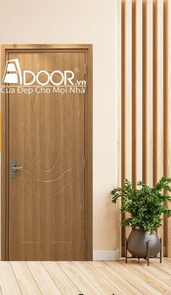 Giá cửa nhựa composite vân gỗ hiện đại