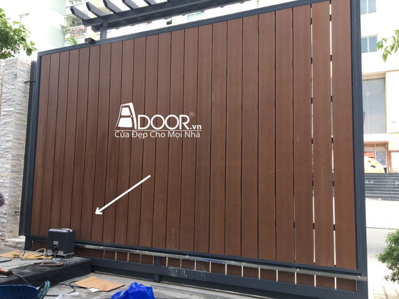 Mẫu cổng tự động trượt Adoor