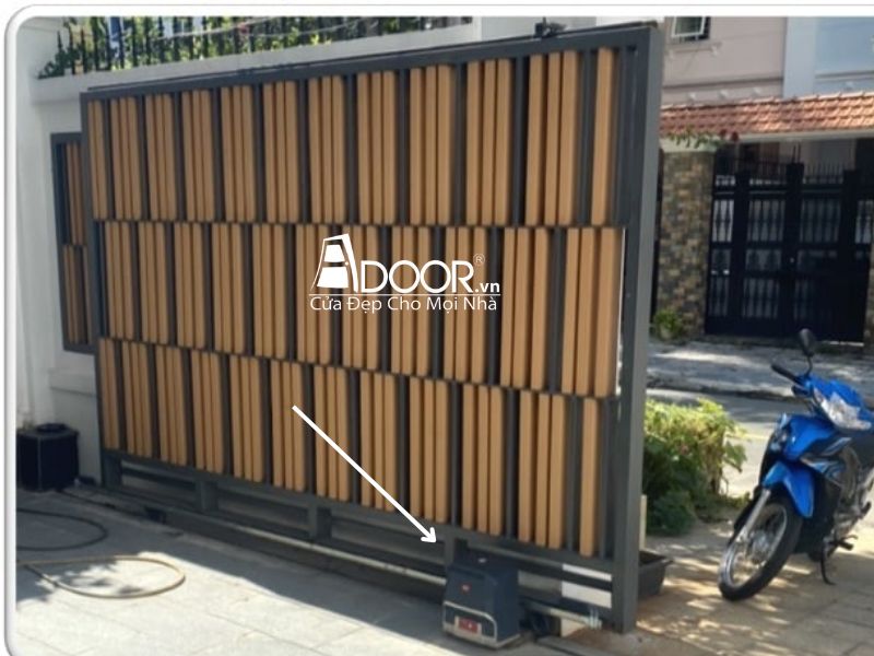 Mẫu cổng tự động trượt Adoor
