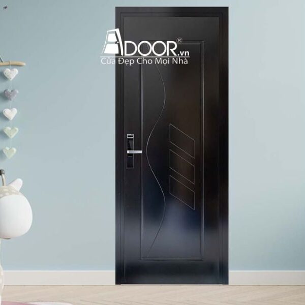 Mẫu cửa nhựa composite đen nhám