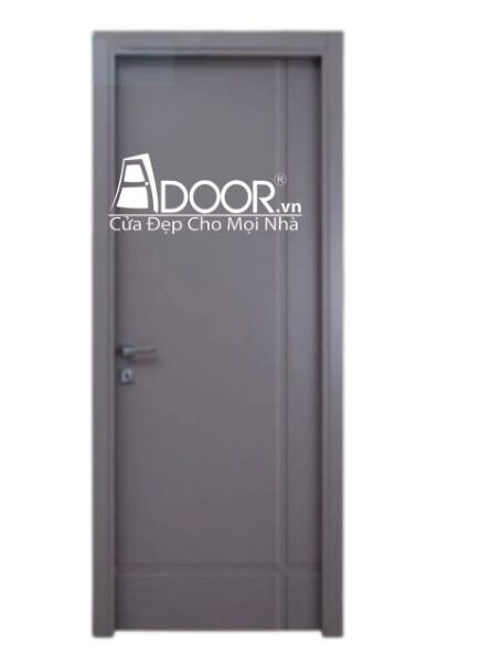 Mẫu cửa nhựa composite màu xám