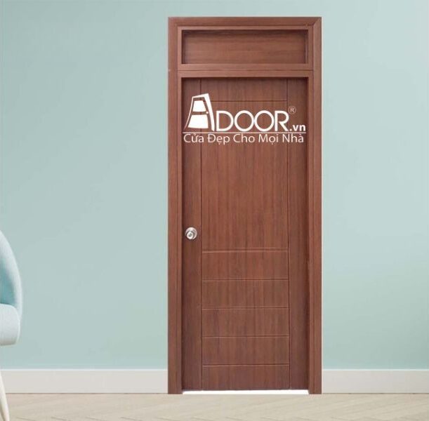 Mẫu cửa nhựa composite vân gỗ óc chó