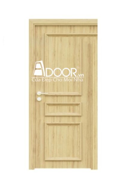 Mẫu cửa nhựa composite vân gỗ sồi vàng
