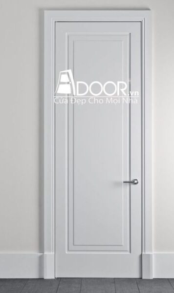 Mẫu cửa nhựa composite màu kem