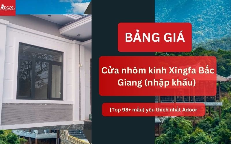 cửa nhôm kính Xingfa Bắc Giang (nhập khẩu)