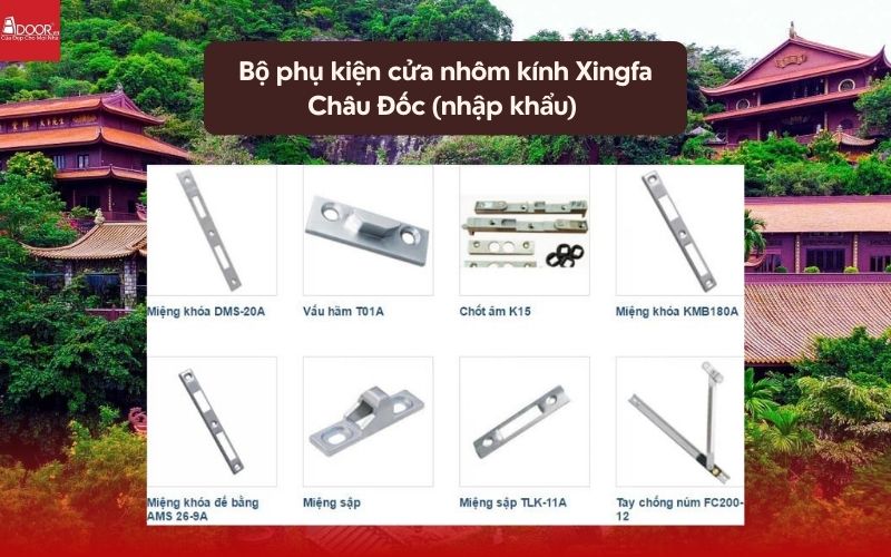 Bộ phụ kiện cửa nhôm kính Xingfa Châu Đốc (nhập khẩu) 02