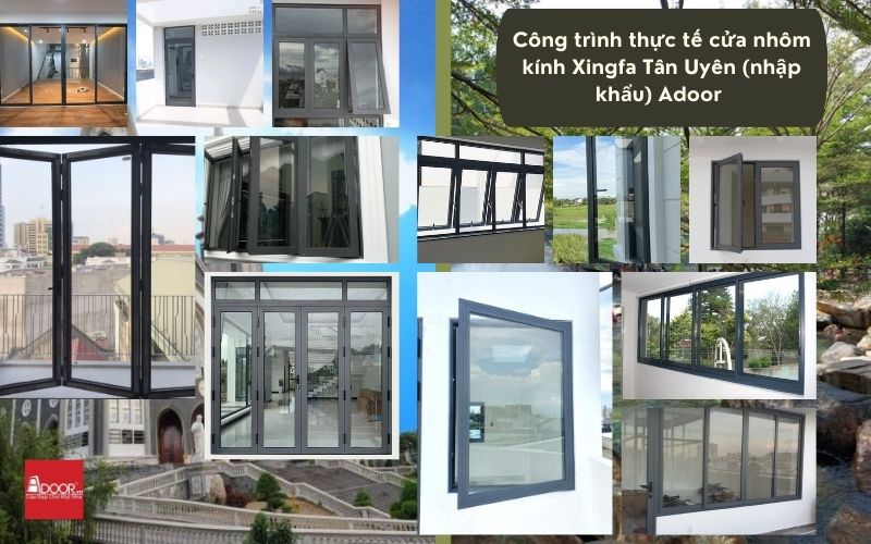 Adoor tự hào nâng tầm diện mạo các khu nhà phố hiện đại tại Bình Dương với hệ thống cửa nhôm kính Xingfa Tân Uyên (nhập khẩu) bền bỉ và sang trọng.