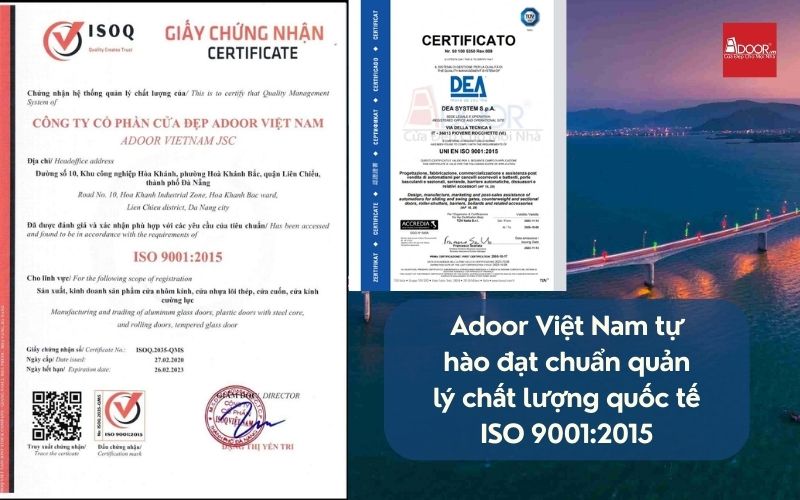 Chứng nhận & kiểm định quốc tế đảm bảo độ bền – cách âm – cách nhiệt