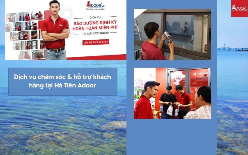 Adoor duy trì chế độ bảo trì định kỳ tận tâm, giữ cho bộ cửa nhôm kính Xingfa Hà Tiên (nhập khẩu) của gia đình bạn luôn sáng đẹp và chắc chắn.