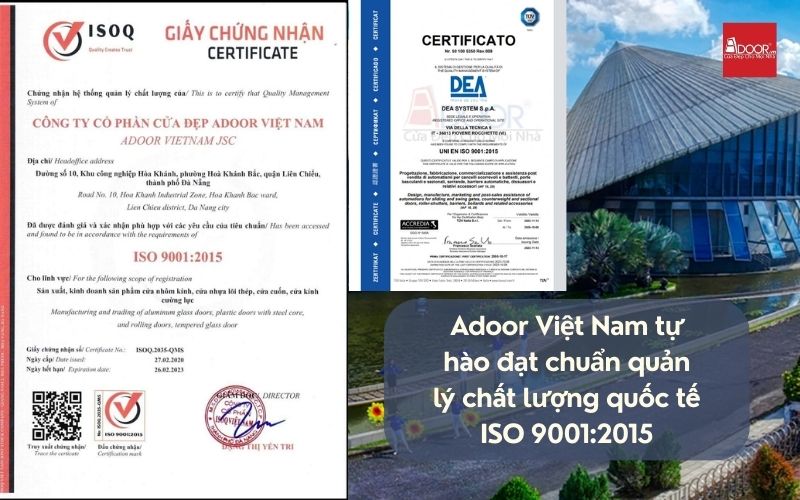 Chứng nhận quốc tế – khẳng định chất lượng vượt chuẩn