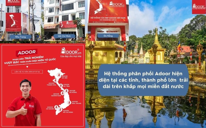 Hệ thống phân phối rộng khắp và sự hiện diện của cửa nhôm kính Xingfa Trà Vinh (nhập khẩu) trên toàn quốc
