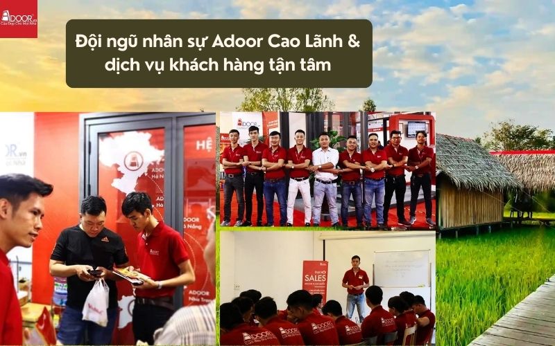 Đội ngũ nhân sự chuyên nghiệp Adoor – nền tảng vững chắc cho cửa nhôm kính Xingfa Cao Lãnh (nhập khẩu)