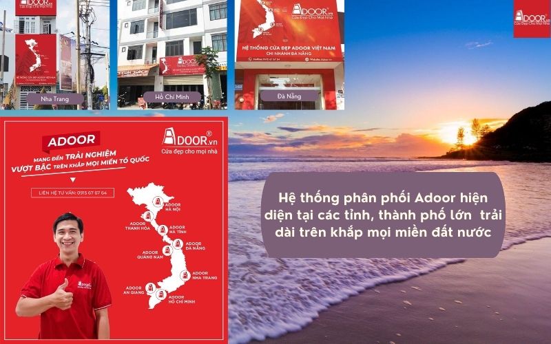 Mạng lưới showroom và đại lý phủ rộng toàn quốc