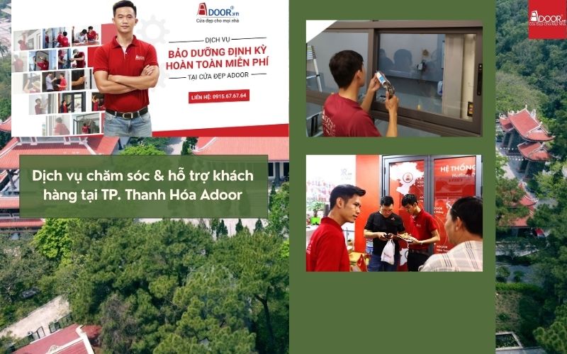Adoor mang đến sự an tâm tuyệt đối với chế độ hậu mãi tận tâm cho mọi hệ thống cửa nhôm kính Xingfa TP. Thanh Hóa (nhập khẩu) đã lắp đặt.