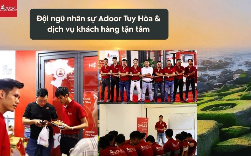Những kỹ thuật viên tâm huyết của Adoor luôn sẵn sàng tư vấn giải pháp đón gió biển thông minh qua dòng cửa nhôm kính Xingfa Tuy Hòa (nhập khẩu).
