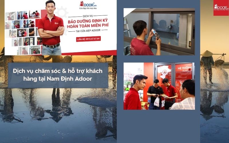 Adoor mang đến sự an tâm dài lâu với chế độ bảo trì chuyên nghiệp, tận tâm cho mọi bộ cửa nhôm kính Xingfa Nam Định (nhập khẩu).