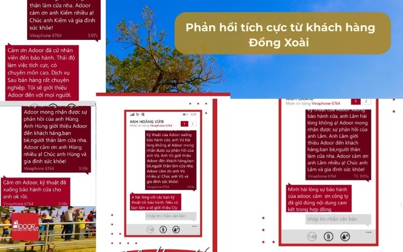 Phản hồi tích cực từ khách hàng khi thi công cửa nhôm tại Bình Phước