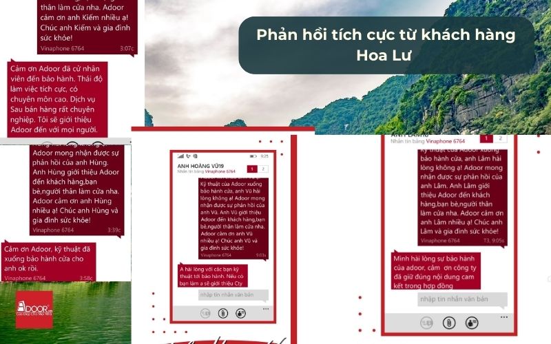 Phản hồi tích cực từ khách hàng Hoa Lư – Ninh Bình