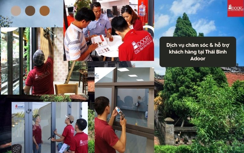 Chính sách bảo trì tận tâm của Adoor đảm bảo hệ thống cửa nhôm kính Xingfa Thái Bình (nhập khẩu) của gia đình bạn luôn sáng bóng như mới.