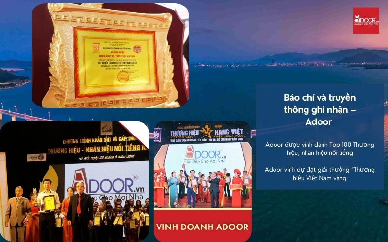 Thương hiệu Adoor được công nhận 
