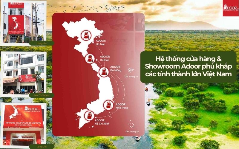 Đại lý cung ứng cửa nhôm kính Xingfa Long An (nhập khẩu) chính hãng Adoor