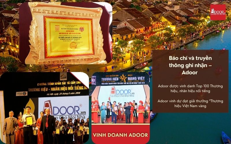 Adoor được truyền thông đánh giá là thương hiệu dẫn đầu trong thi công cửa nhôm kính Xingfa tại Việt Nam