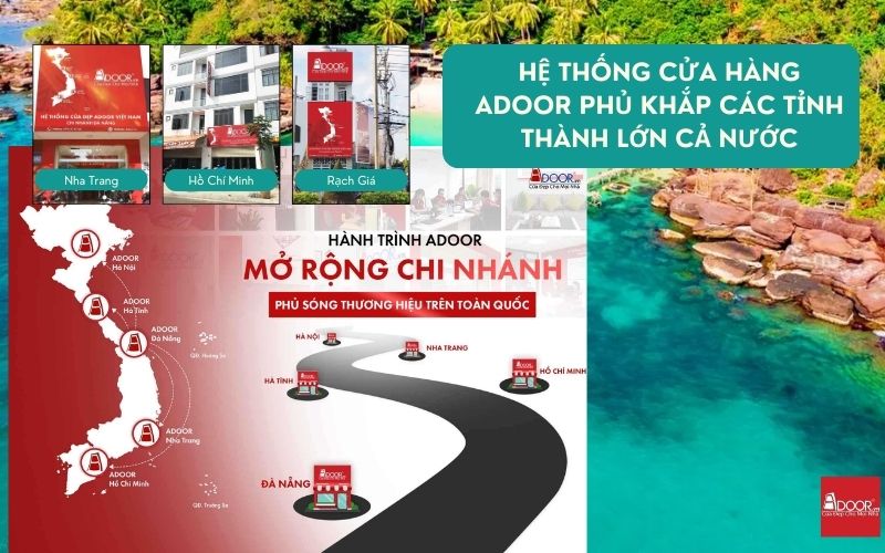 Hệ thống phân phối rộng khắp hỗ trợ lắp đặt cửa nhôm kính Xingfa Rạch Giá (nhập khẩu)