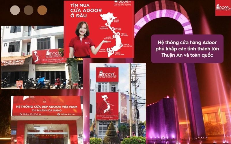 Hệ thống phân phối Adoor – mang cửa nhôm kính Xingfa Thuận An (nhập khẩu) đến khắp mọi công trình
