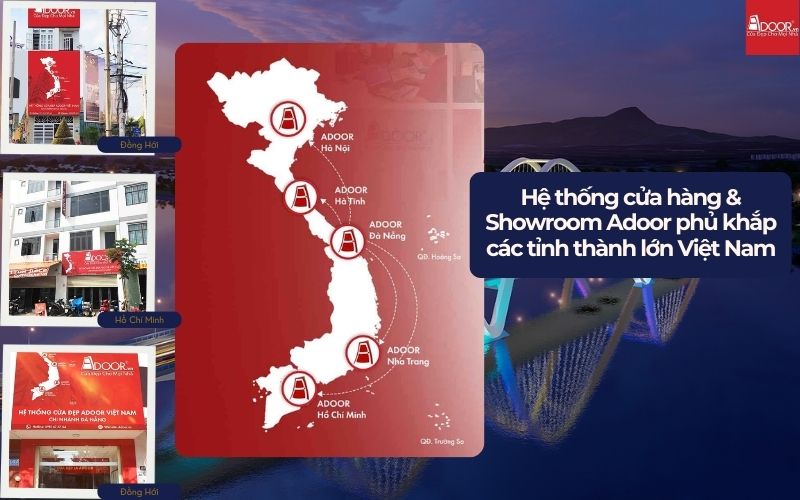 Hệ thống phân phối rộng khắp – Nâng tầm trải nghiệm cửa nhôm kính Xingfa Đồng Hới (nhập khẩu)