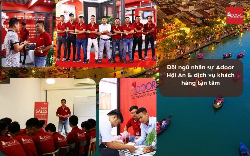 Đội ngũ thi công cửa nhôm kính Xingfa Hội An (Nhập khẩu) Adoor chuyên nghiệp và giàu kinh nghiệm