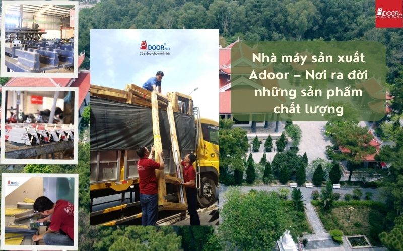 Dây chuyền sản xuất hiện đại của Adoor đảm bảo mỗi bộ cửa nhôm kính Xingfa TP. Thanh Hóa (nhập khẩu) đều đạt độ tinh xảo và sắc nét tối đa.
