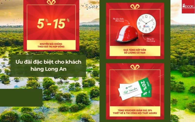 Chương trình khuyến mãi cửa nhôm kính Xingfa Long An (nhập khẩu)